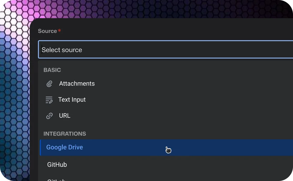Sourcing macro content from URLs, repositories and attachments