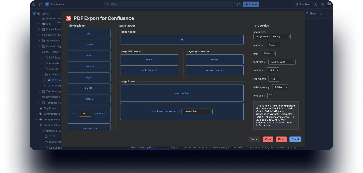 External Share for Confluence – shared page preview for external users