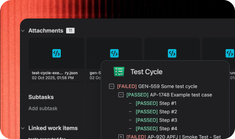 Real-time test reporting and execution progress in Jira