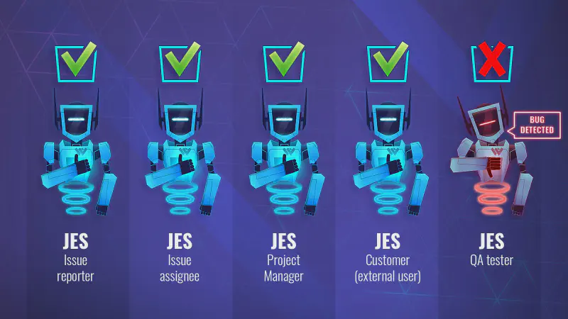 JES (our mascot) team voting