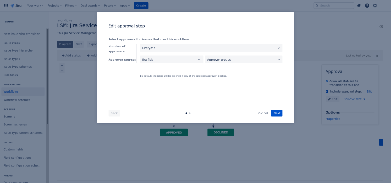 Jira Service Management&rsquo;s one step