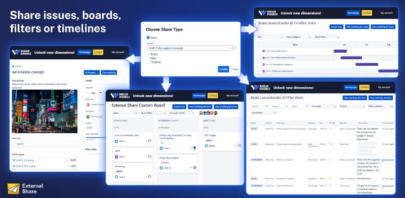 Top-Selling Jira add from Warsaw Dynamics: External Share for Jira